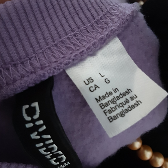 Purple Long Sleeve Dress - Picture 3 of 4